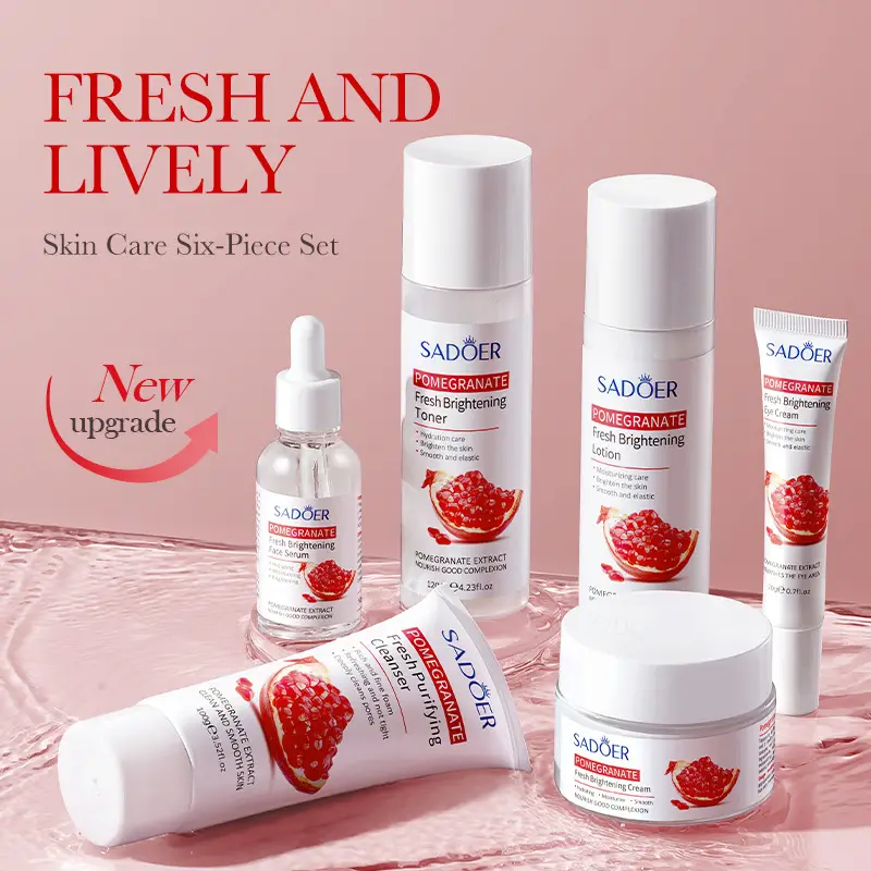 SADOER Red Pomegranate 6-Piece Skin Care Set - Image 4