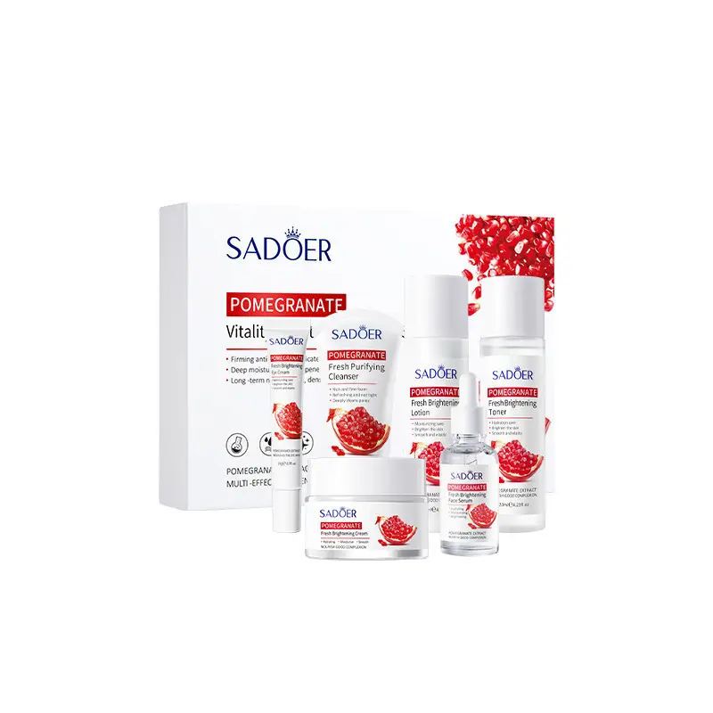 SADOER Red Pomegranate 6-Piece Skin Care Set - Image 6