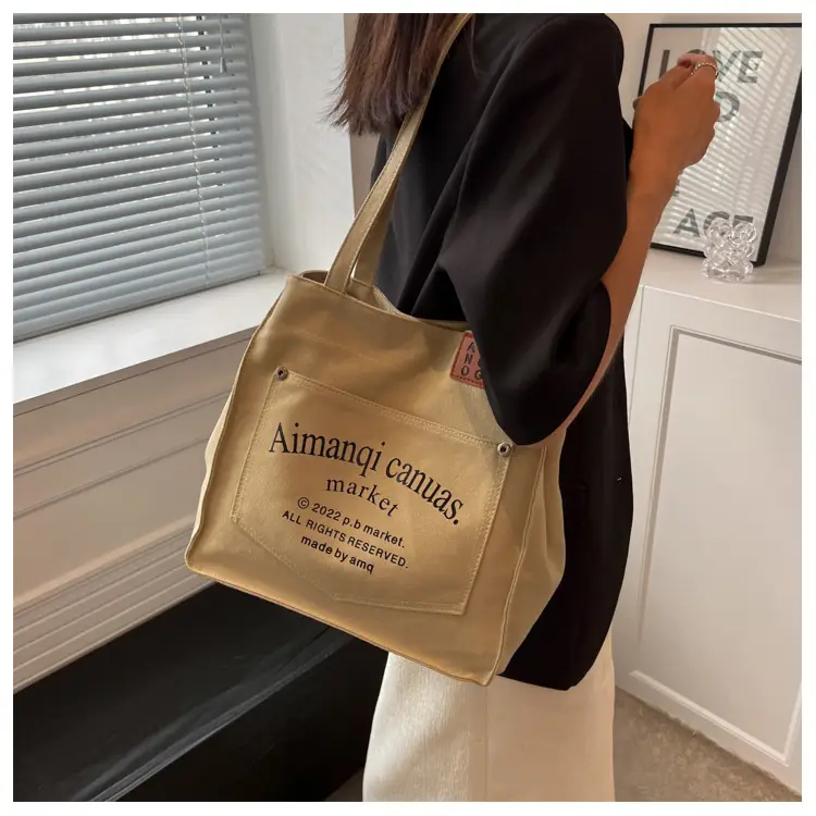 Women Canvas Large Tote Bag 2026 New Model — feature 22
