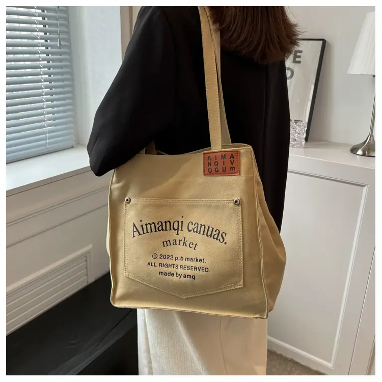 Women Canvas Large Tote Bag 2026 New Model — feature 23