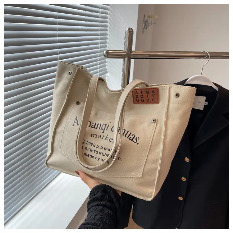 Women Canvas Large Tote Bag 2026 New Model — feature 24