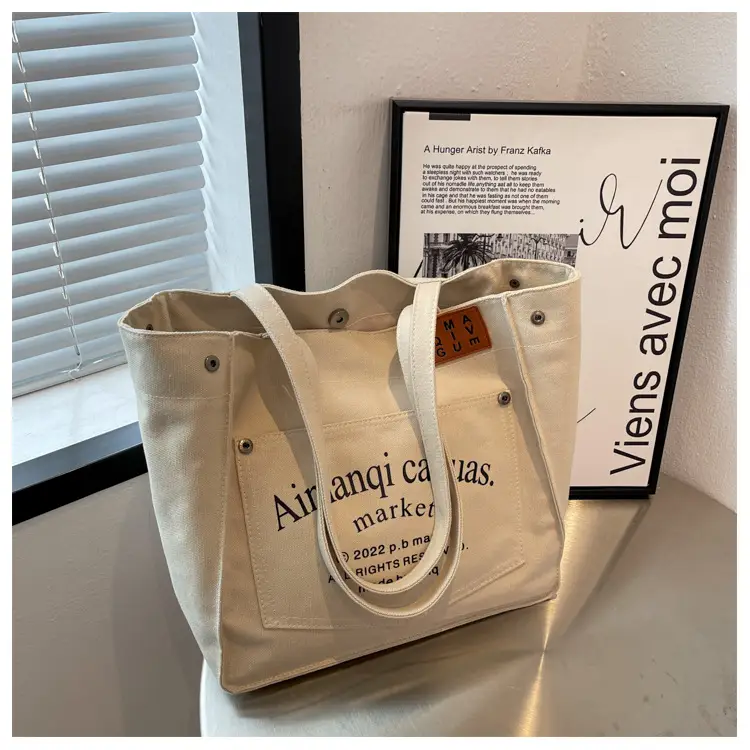 Women Canvas Large Tote Bag 2026 New Model — feature 25
