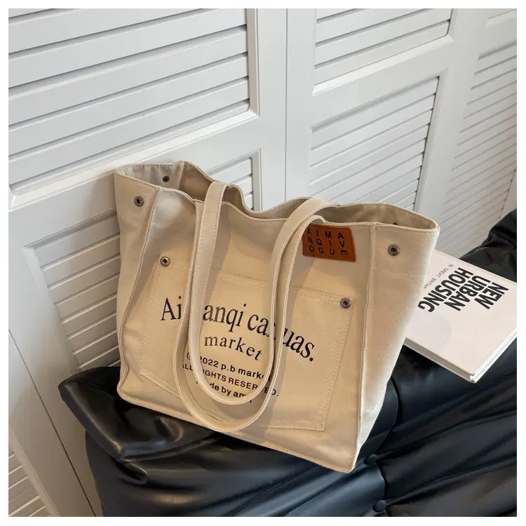 Women Canvas Large Tote Bag 2026 New Model — feature 26