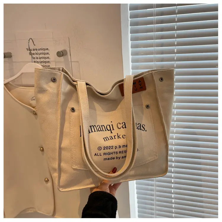 Women Canvas Large Tote Bag 2026 New Model — feature 27