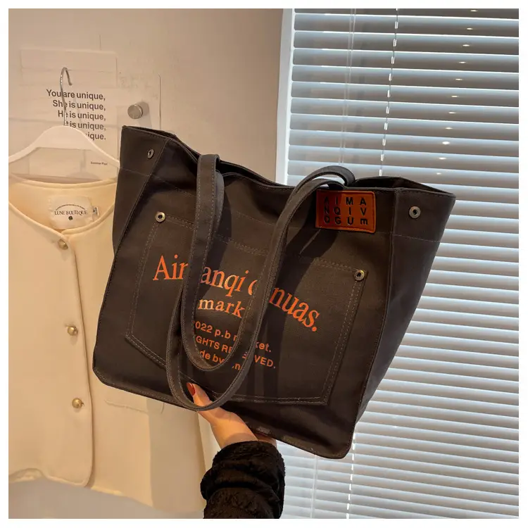 Women Canvas Large Tote Bag 2026 New Model — feature 30