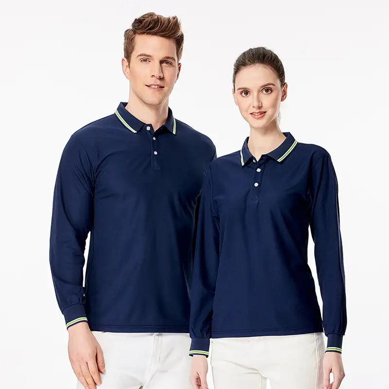 Men Bamboo Fiber Green Polo Shirt with Logo
