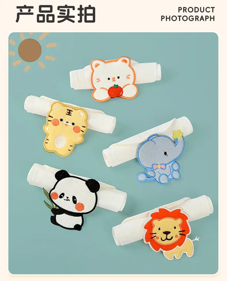Baby Cotton Towel with Lion Design for Boys Girls — feature 36