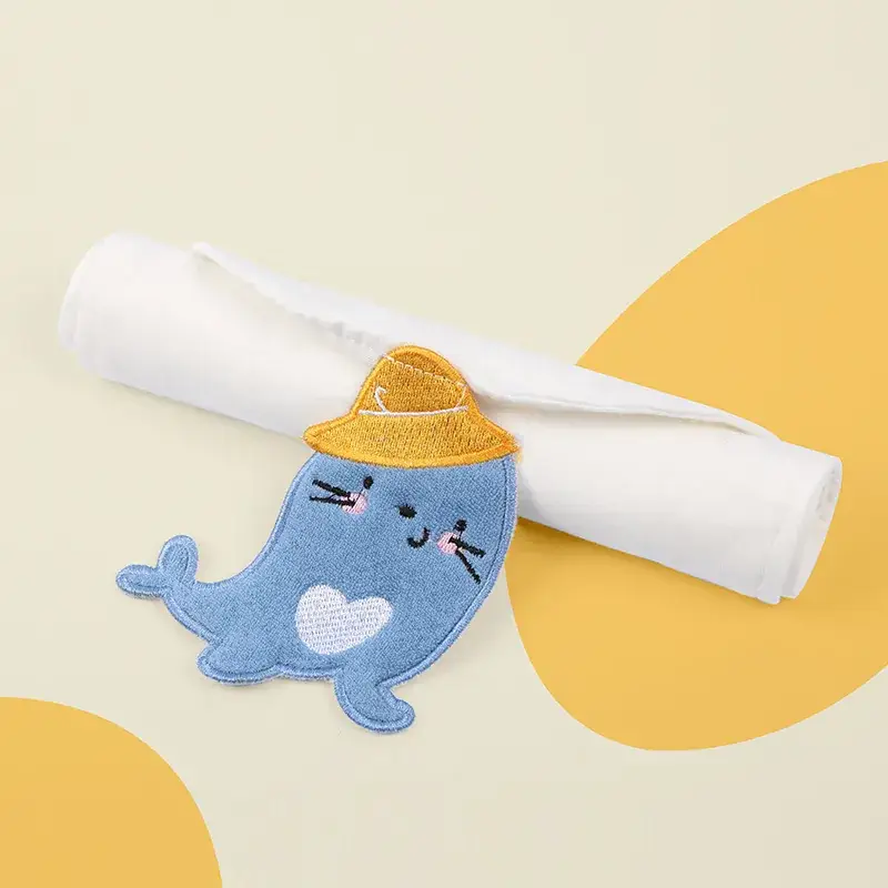 Baby Cotton Towel with Lion Design for Boys Girls - Image 3