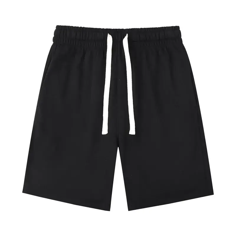 Men 360g Cotton Shorts Black Grey Blue Brown - Image 10