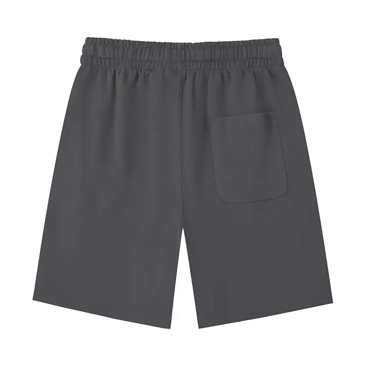 Men 360g Cotton Shorts Black Grey Blue Brown — feature 11