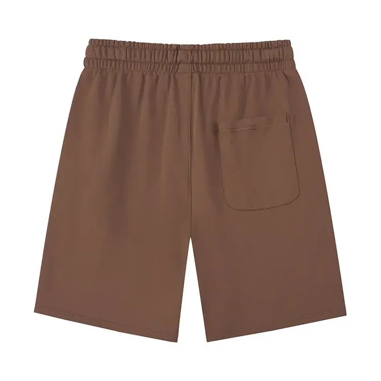 Men 360g Cotton Shorts Black Grey Blue Brown — feature 13