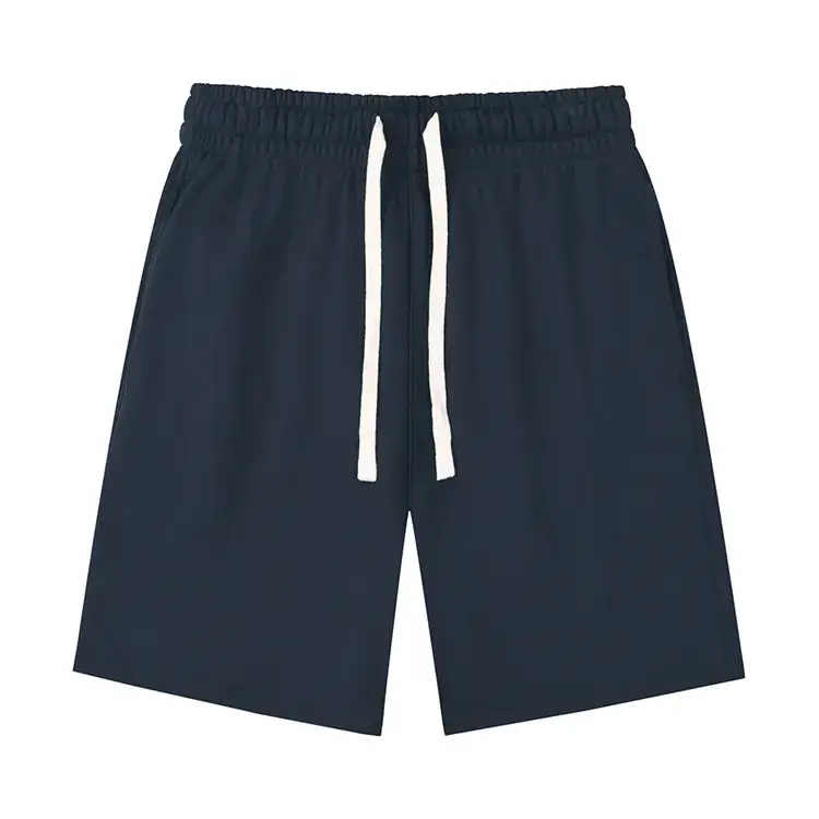 Men 360g Cotton Shorts Black Grey Blue Brown — feature 8