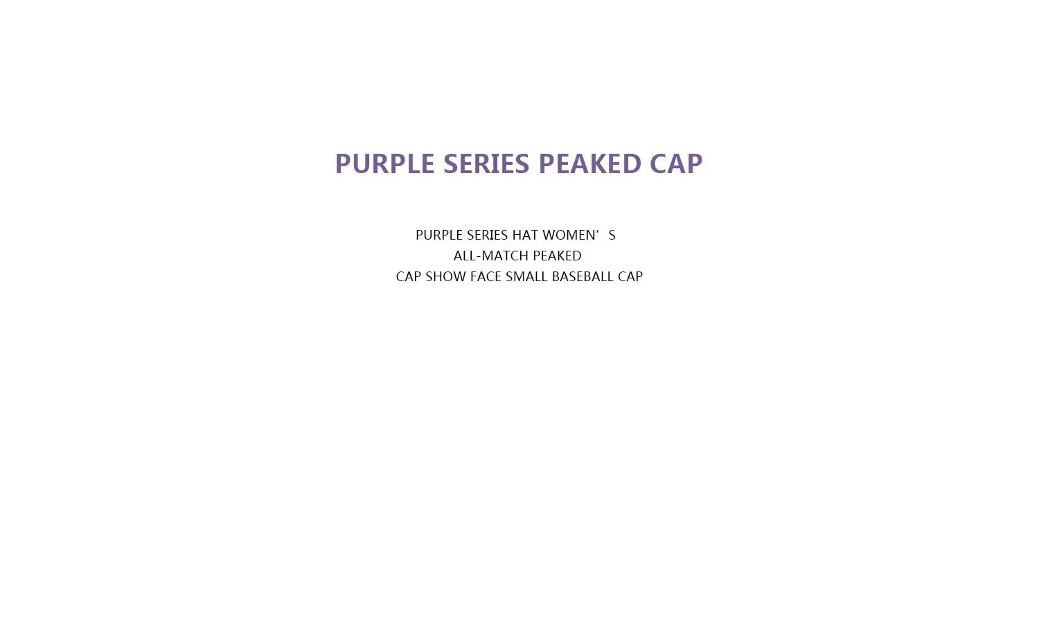 Periwinkle Blue Baseball Cap with Letter Ins — feature 2