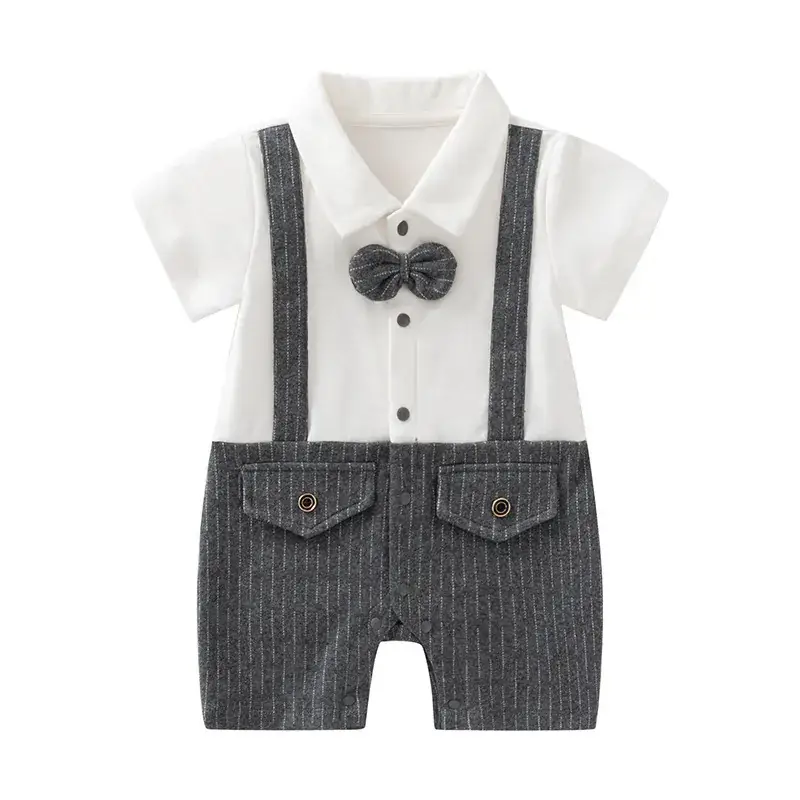 2025 New Summer Baby Dress Baby Short Sleeve Jumpsuit - Image 6