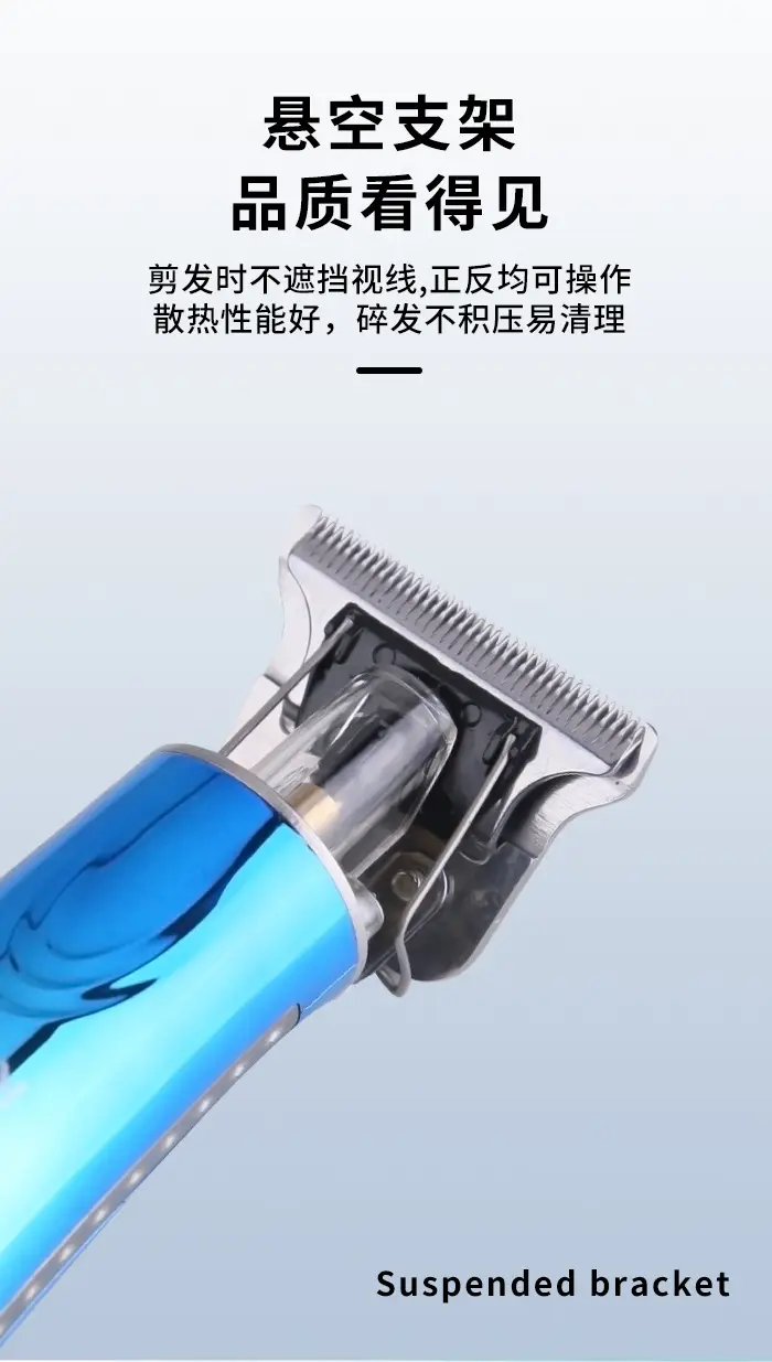 Kemei KM-2297 Blue Hair Clipper with USB Charging — feature 4