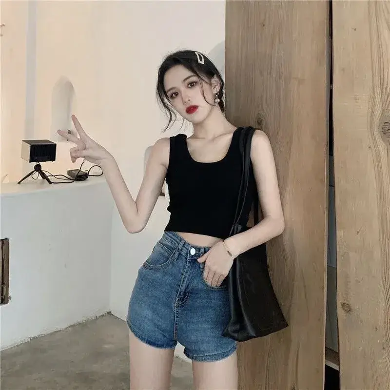 Hot Girl Vests Women Short Sleeve Sports Base Top - Image 8