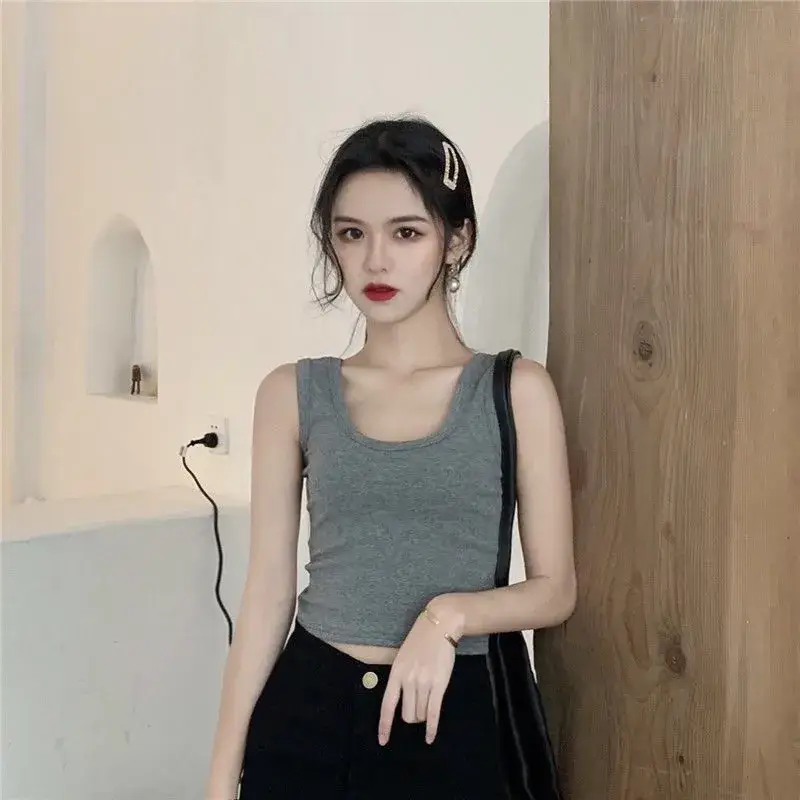 Hot Girl Vests Women Short Sleeve Sports Base Top - Image 4