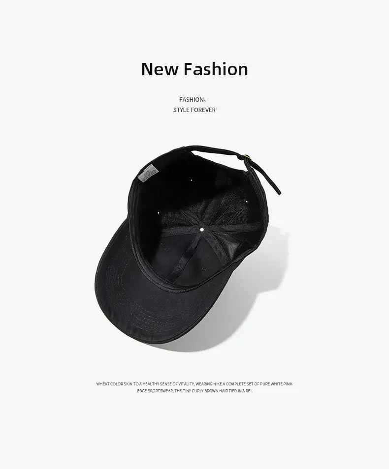 Women's High-End Large Brim Baseball Cap Sun Hat — feature 4