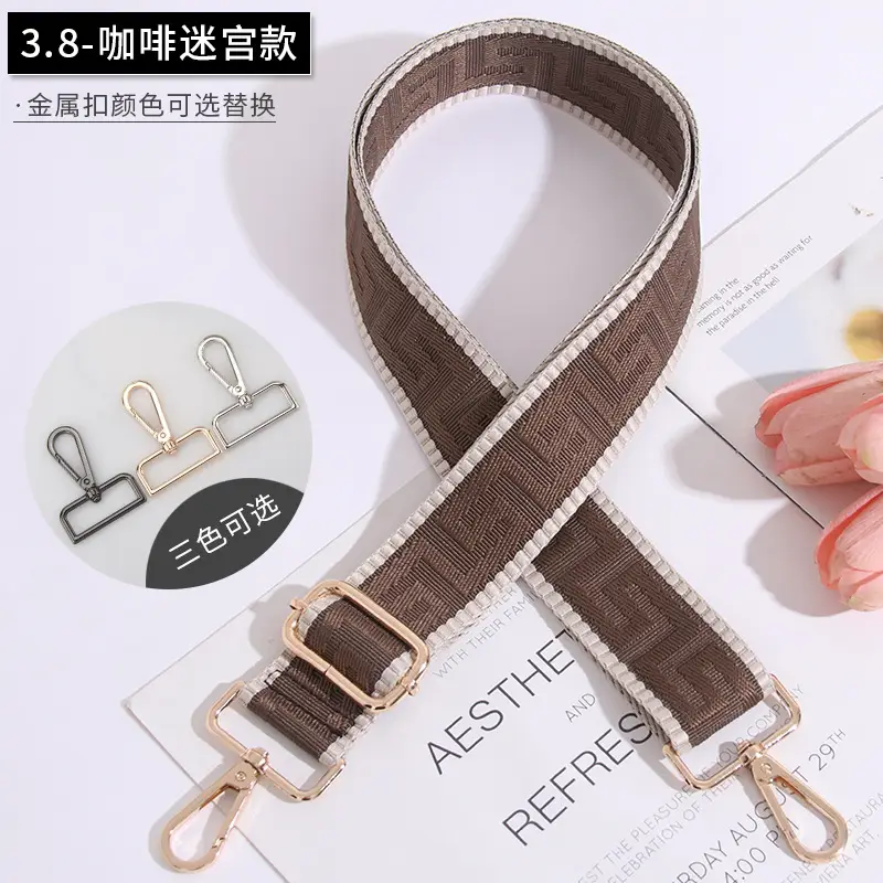 Adjustable Brown Crossbody Strap for Women - Image 8