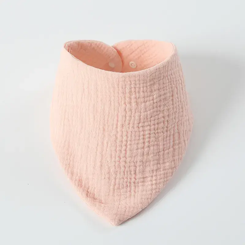 Baby Cotton Triangle Bib for Newborns Anti-Spitting Absorbent - Image 5