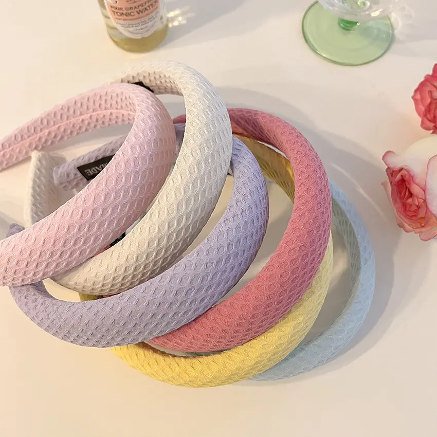 White Wide Brim Hair Band for Women - Image 8