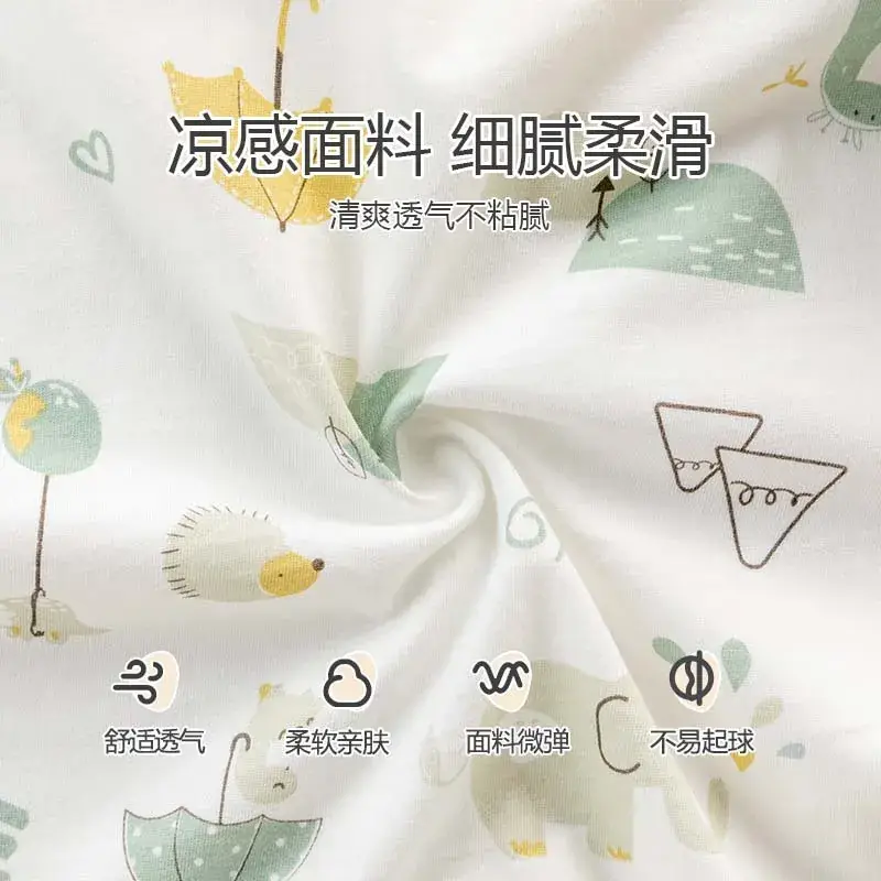 Baby Cotton Short Sleeve Summer Clothes Lightweight Breathable - Image 5