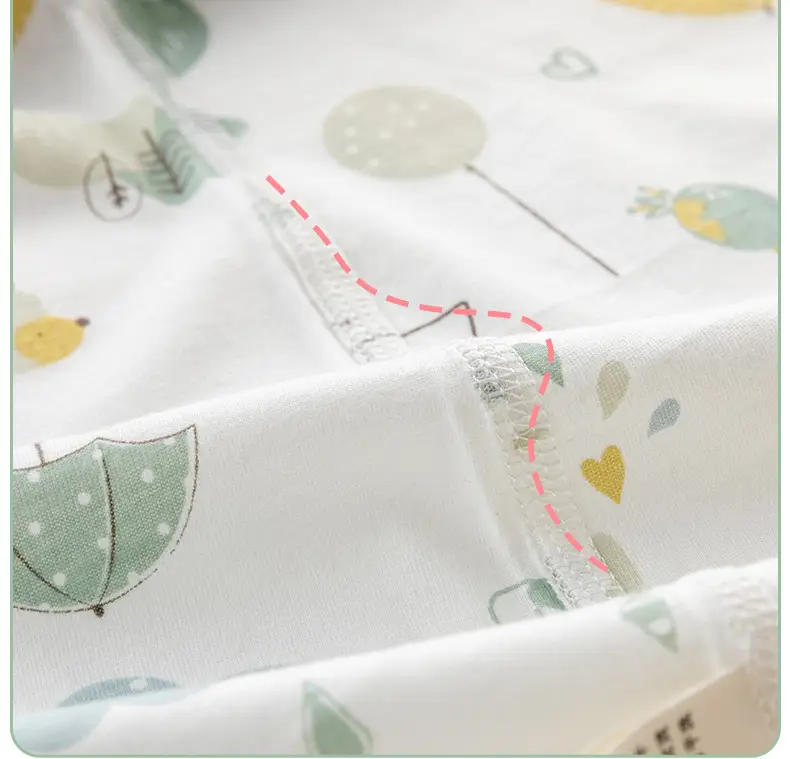 Baby Cotton Short Sleeve Summer Clothes Lightweight Breathable — feature 16