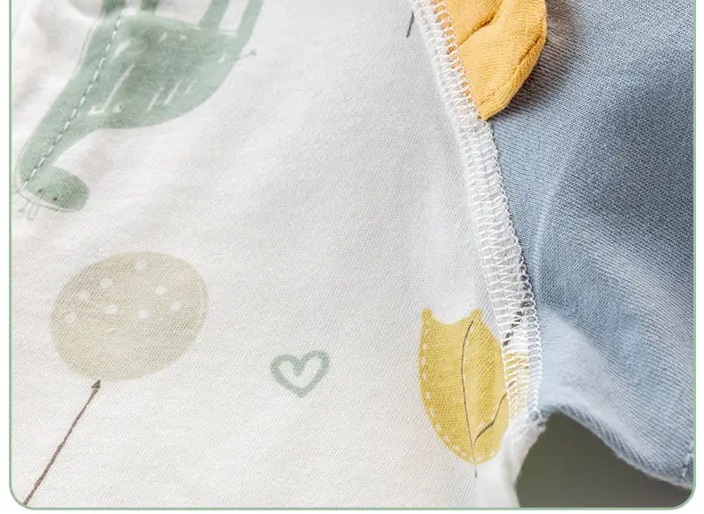 Baby Cotton Short Sleeve Summer Clothes Lightweight Breathable — feature 18