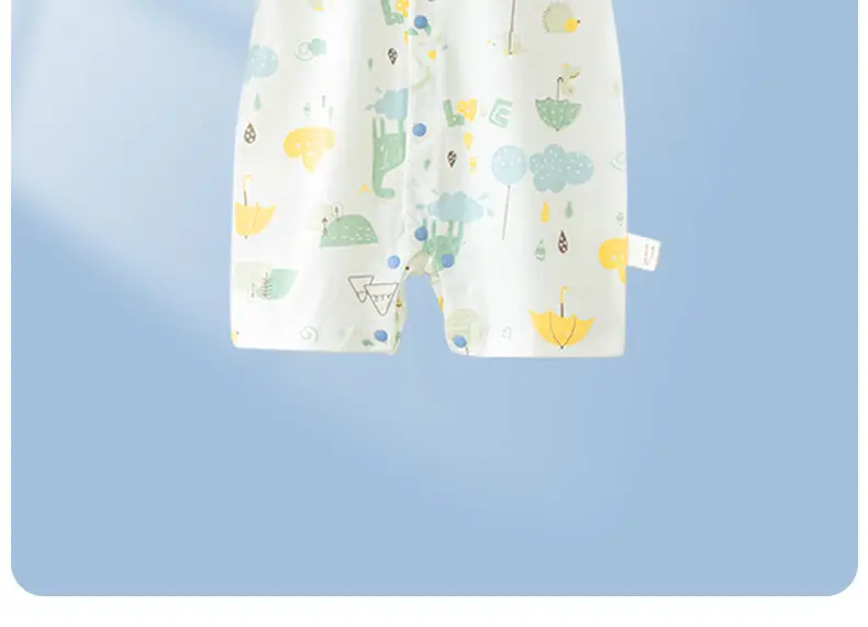 Baby Cotton Short Sleeve Summer Clothes Lightweight Breathable — feature 2