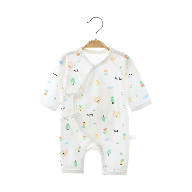 Baby Long Sleeve Boneless Suit Pure Cotton Summer