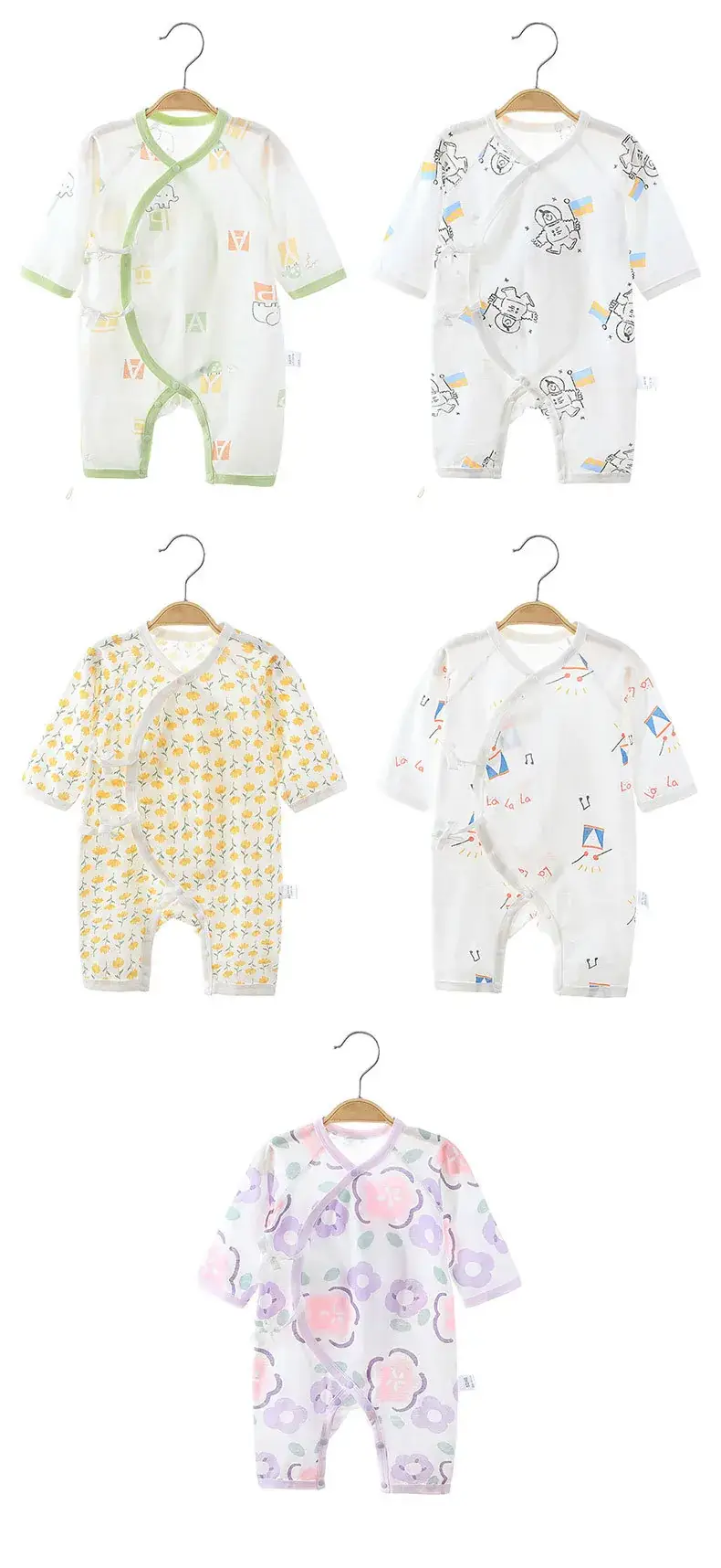 Baby Long Sleeve Boneless Suit Pure Cotton Summer — feature 33