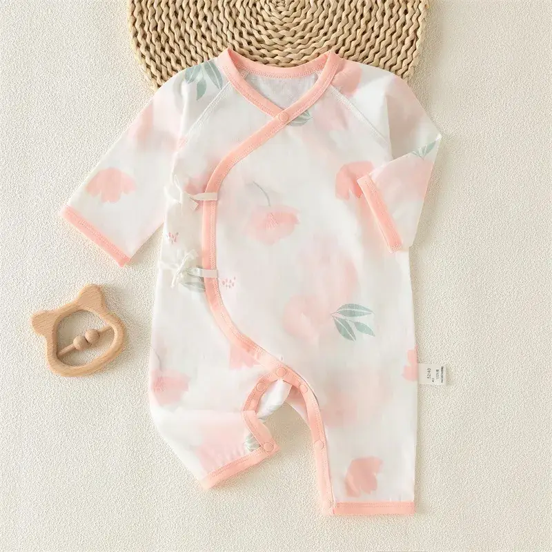 Baby Long Sleeve Boneless Suit Pure Cotton Summer