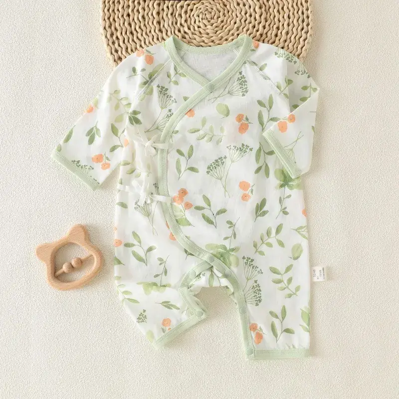 Baby Long Sleeve Boneless Suit Pure Cotton Summer