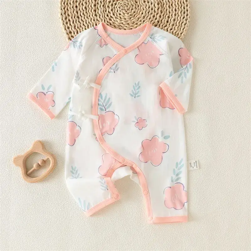 Baby Long Sleeve Boneless Suit Pure Cotton Summer