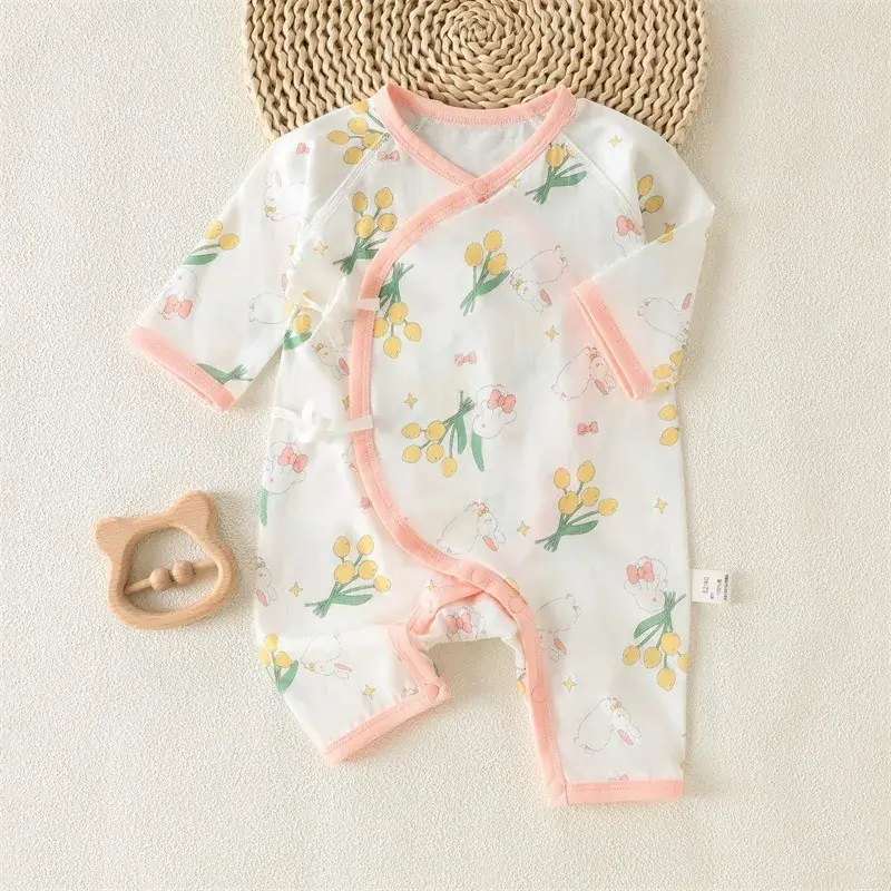 Baby Long Sleeve Boneless Suit Pure Cotton Summer
