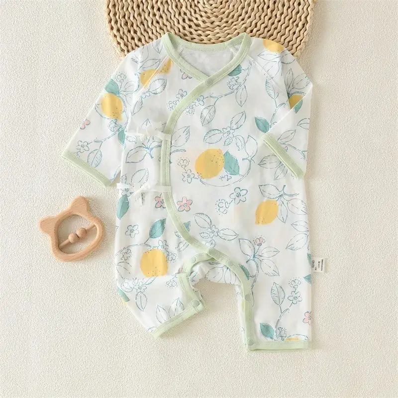 Baby Long Sleeve Boneless Suit Pure Cotton Summer