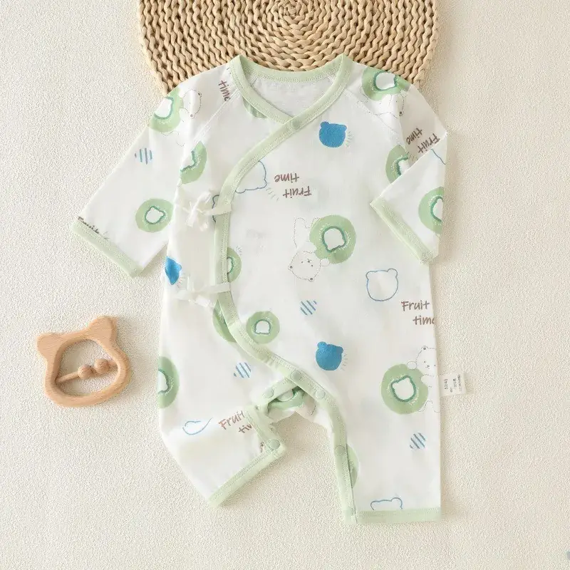 Baby Long Sleeve Boneless Suit Pure Cotton Summer