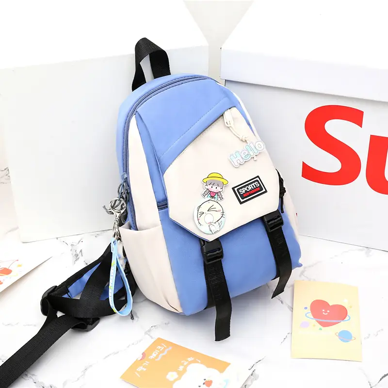 Pink Cute Crossbody Backpack for Girls School Travel - Image 11