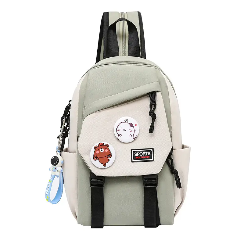 Pink Cute Crossbody Backpack for Girls School Travel - Image 12