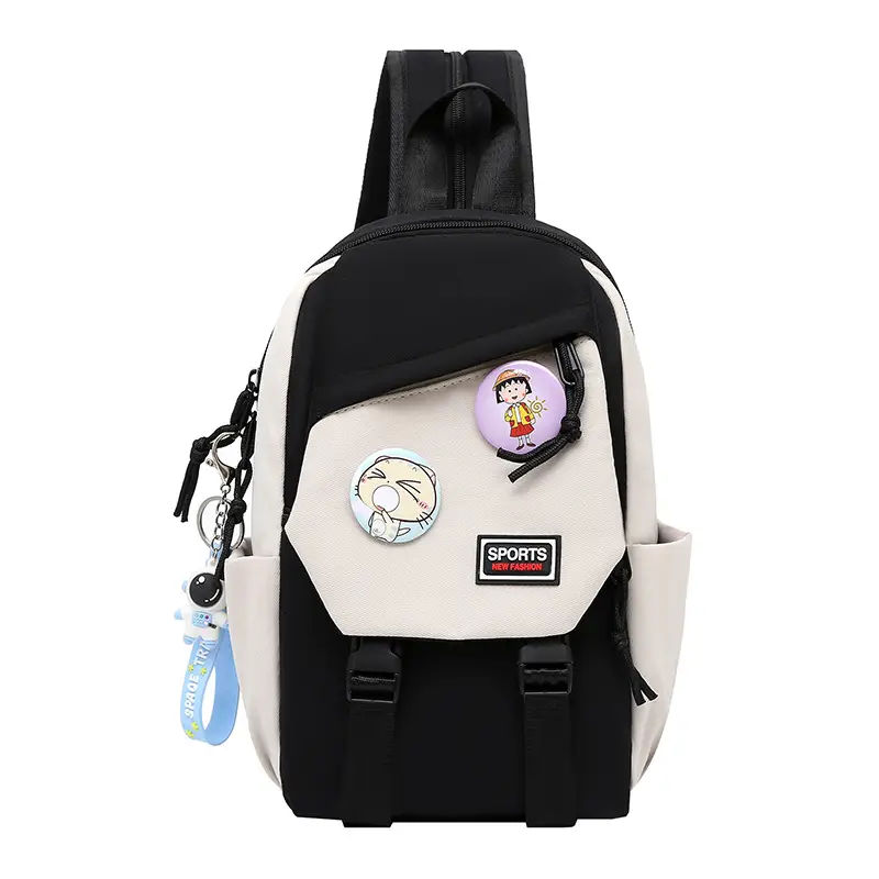 Pink Cute Crossbody Backpack for Girls School Travel - Image 13