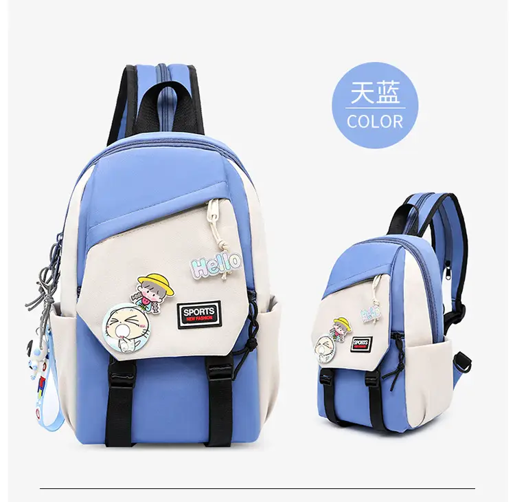 Pink Cute Crossbody Backpack for Girls School Travel — feature 17