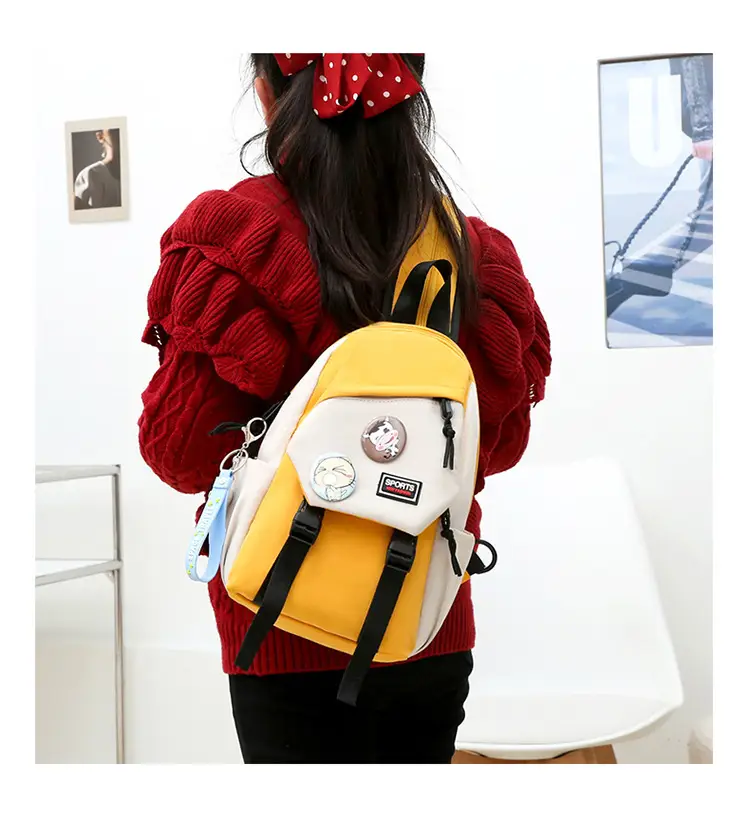 Pink Cute Crossbody Backpack for Girls School Travel — feature 24