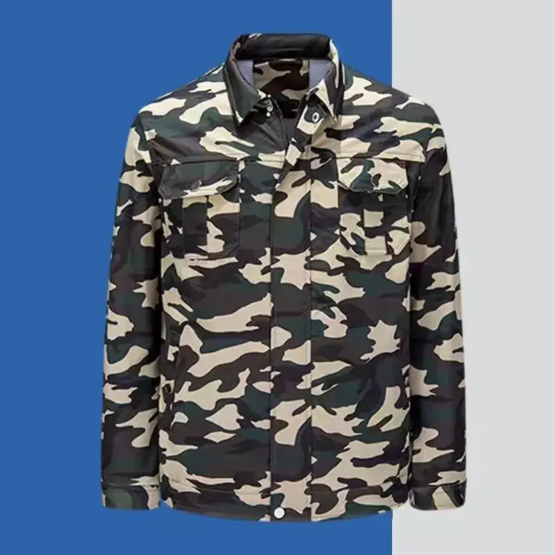 Men Grey Button-Front Jacket Summer Cooling Lightweight — feature 63