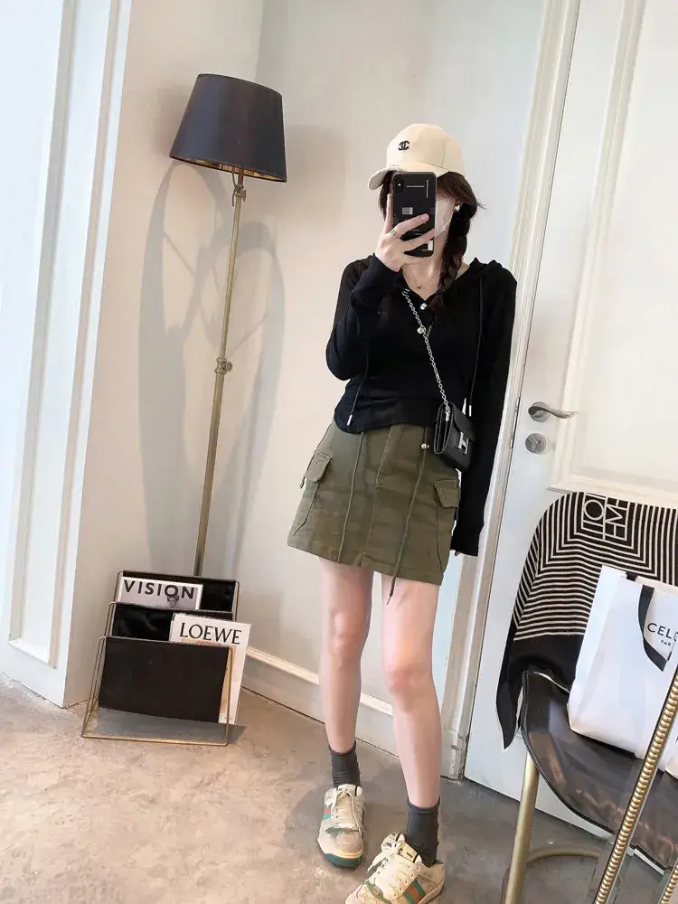 Women Hooded Long Sleeve Slim Fit T-Shirt New Spring Style — feature 16