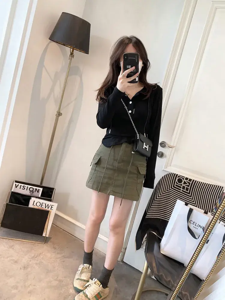 Women Hooded Long Sleeve Slim Fit T-Shirt New Spring Style — feature 17