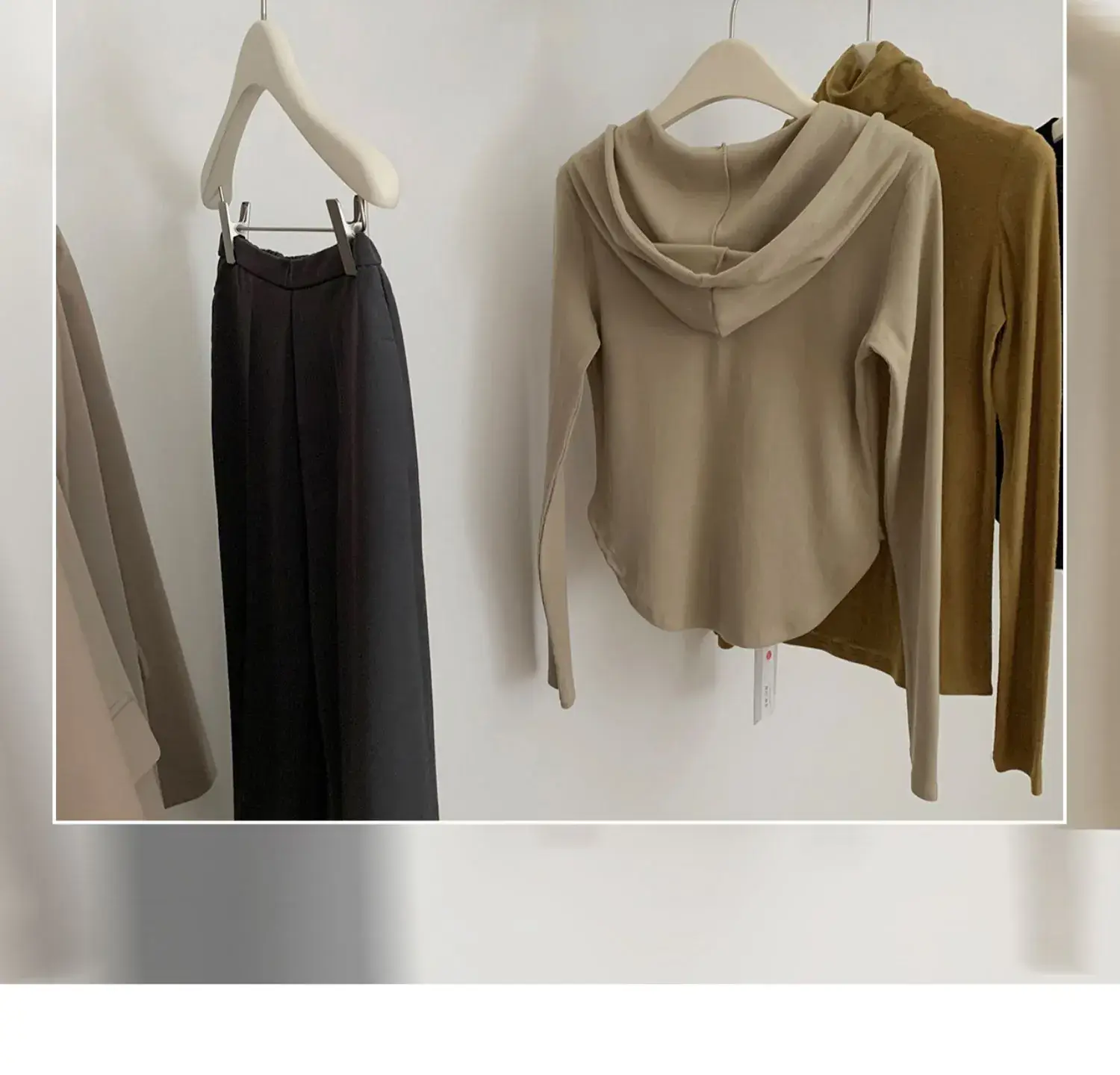 Women Hooded Long Sleeve Slim Fit T-Shirt New Spring Style — feature 25
