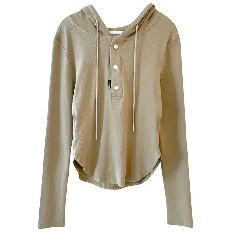 Women Hooded Long Sleeve Slim Fit T-Shirt New Spring Style — feature 30
