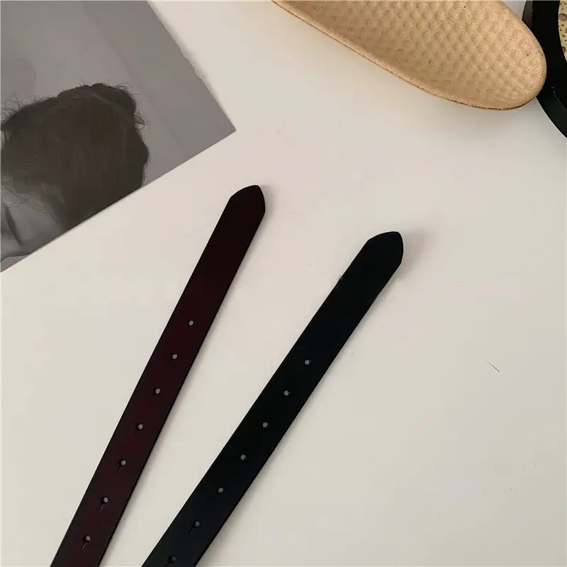 Korean-style Women's Belt with Oval Buckle β feature 8