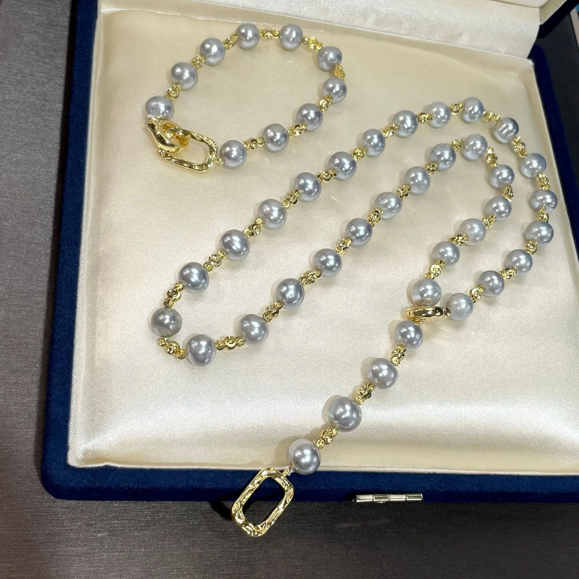Pearl Necklace for Women with Gold Plated Clasp - Image 4