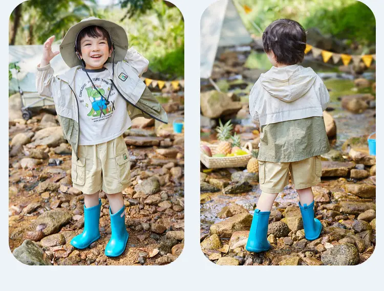 Doodle Baby Sunshade Jacket Boys Zipper Summer Outdoors — feature 33
